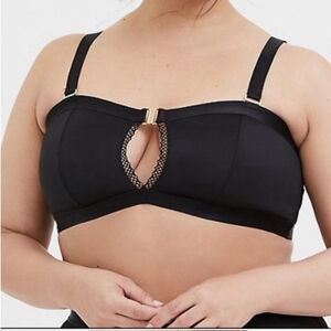 Torrid Black Bandeau Bralette